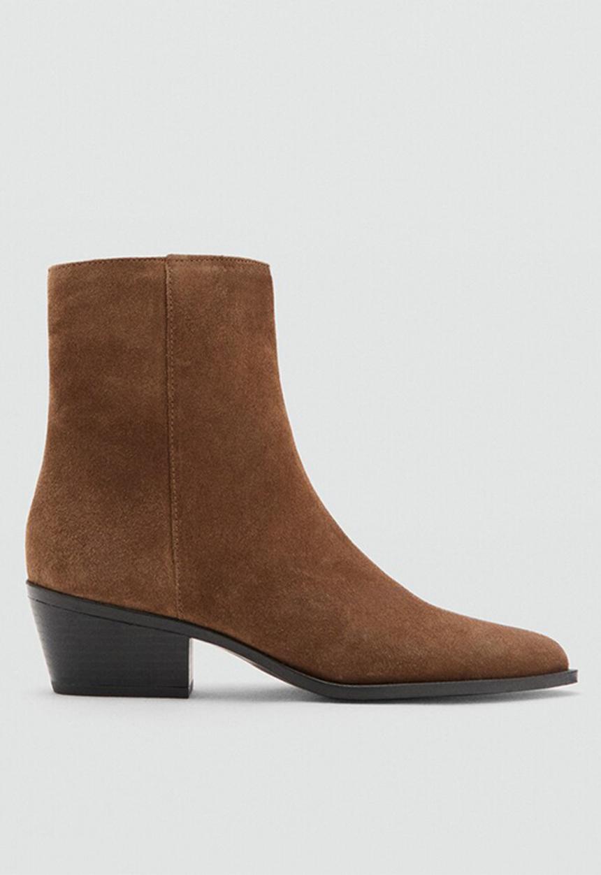 MANGO - Wagon ankle boot - medium brown