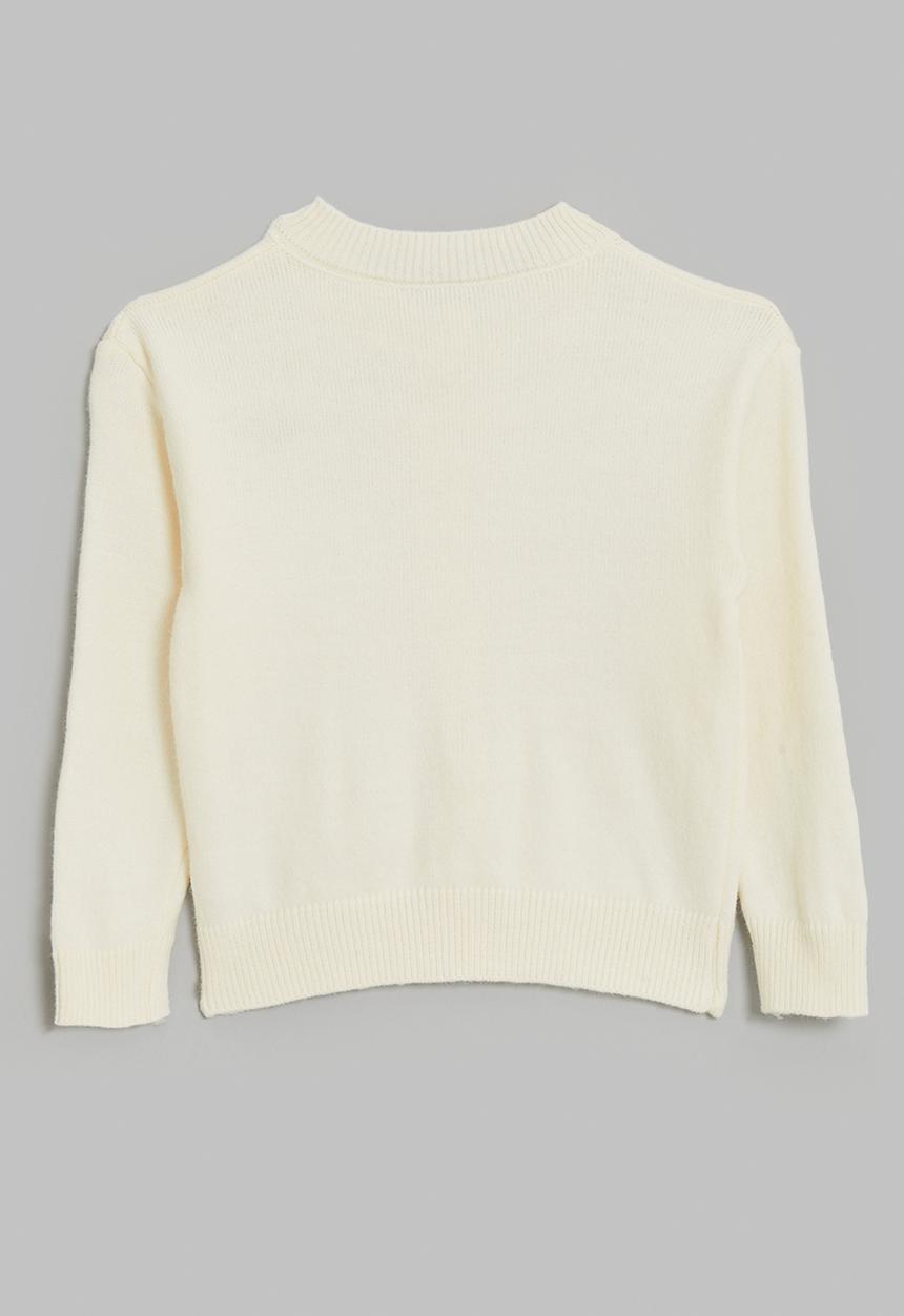 Pop Candy - High-neck cardigan - cream/pink