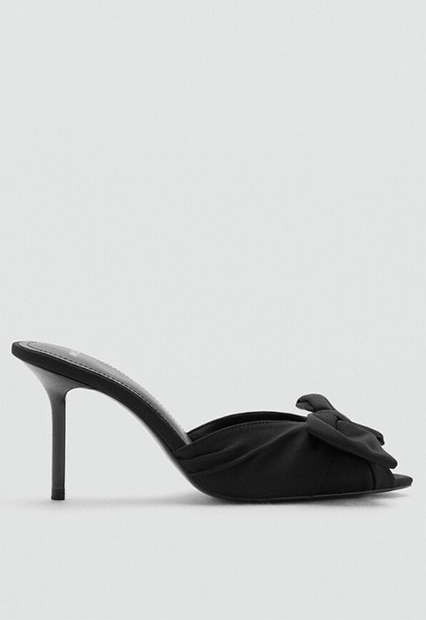 MANGO - Lasy mule - black