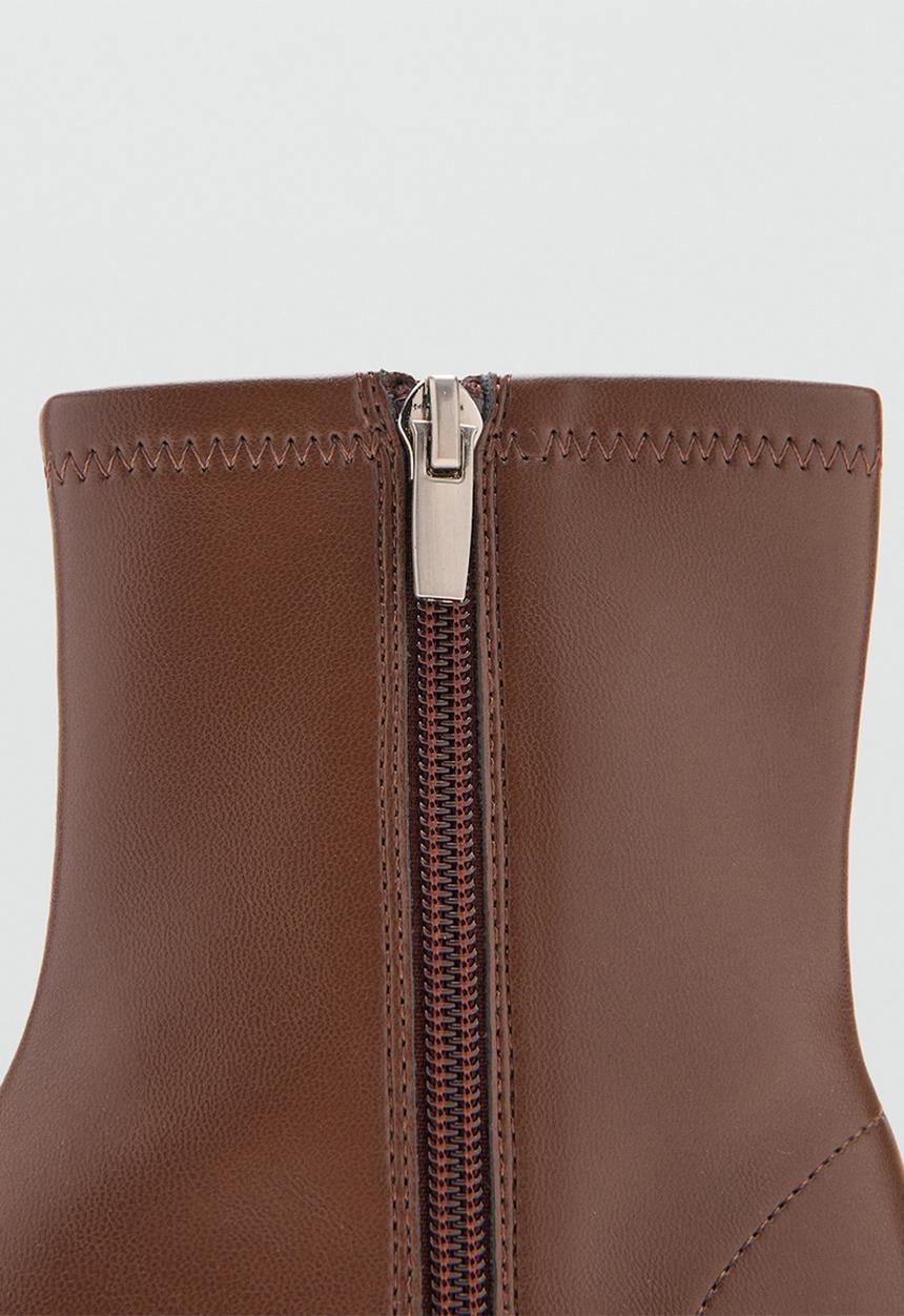 MANGO - Eril ankle boot - dark brown