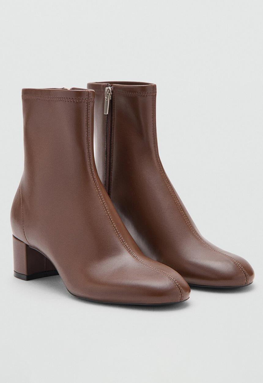 MANGO - Eril ankle boot - dark brown