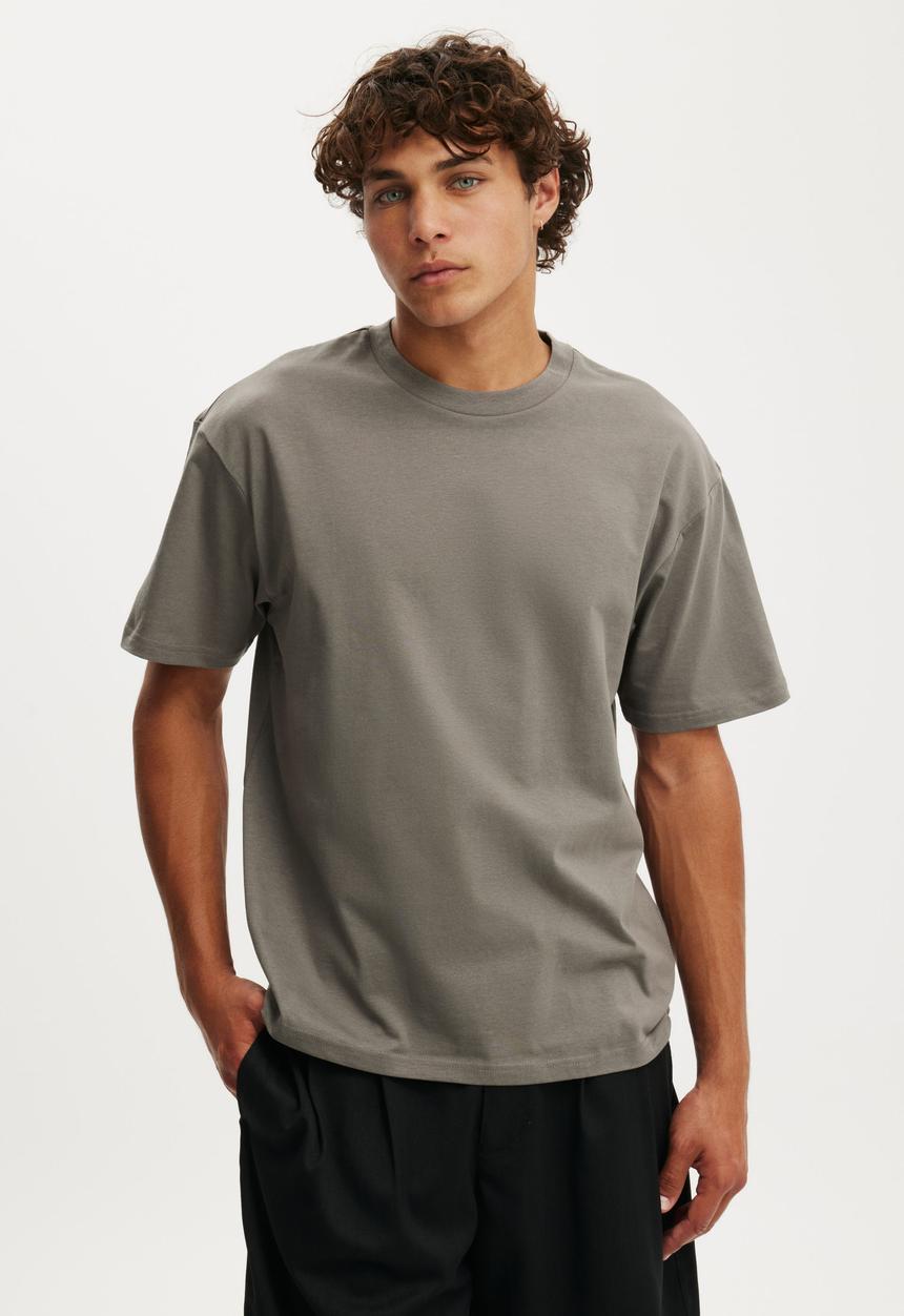 Cotton On - Everyday Fit T-shirt - Slate Stone