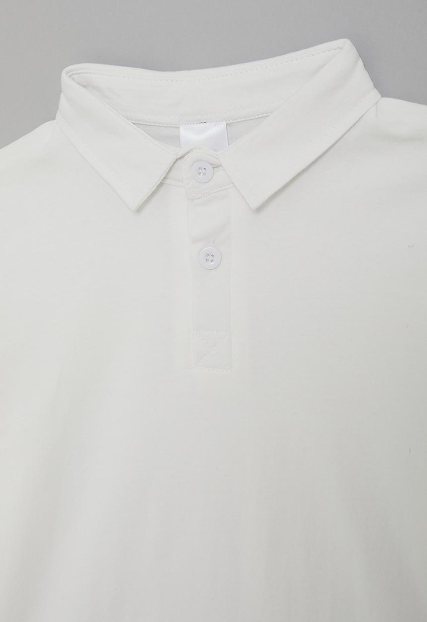 Pop Candy - Long sleeved golfer tee - white
