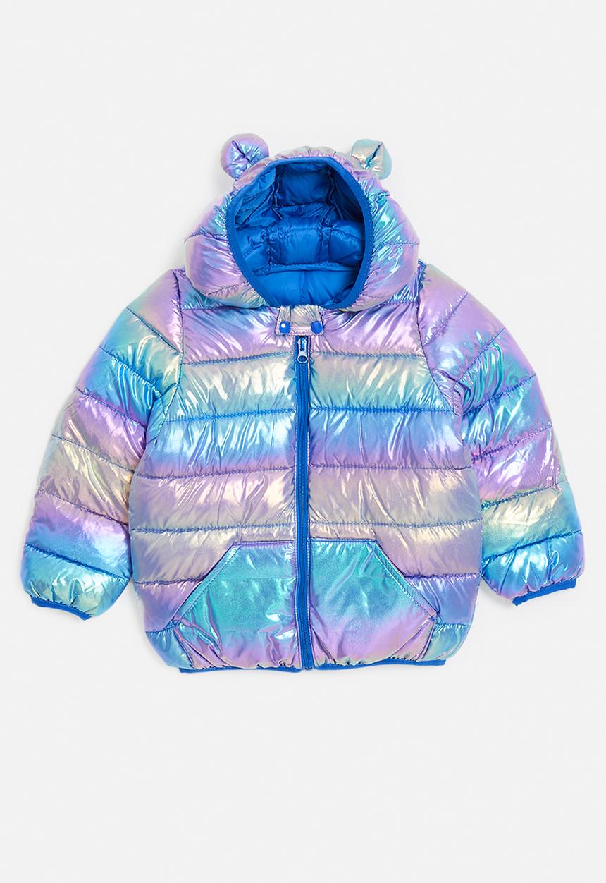 Pop Candy - Puffer with bear ears - translucent rainbow
