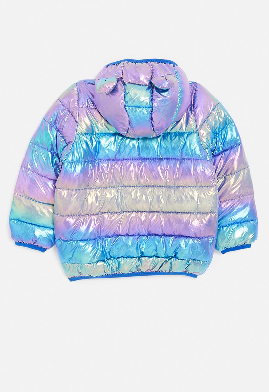 Pop Candy - Puffer with bear ears - translucent rainbow