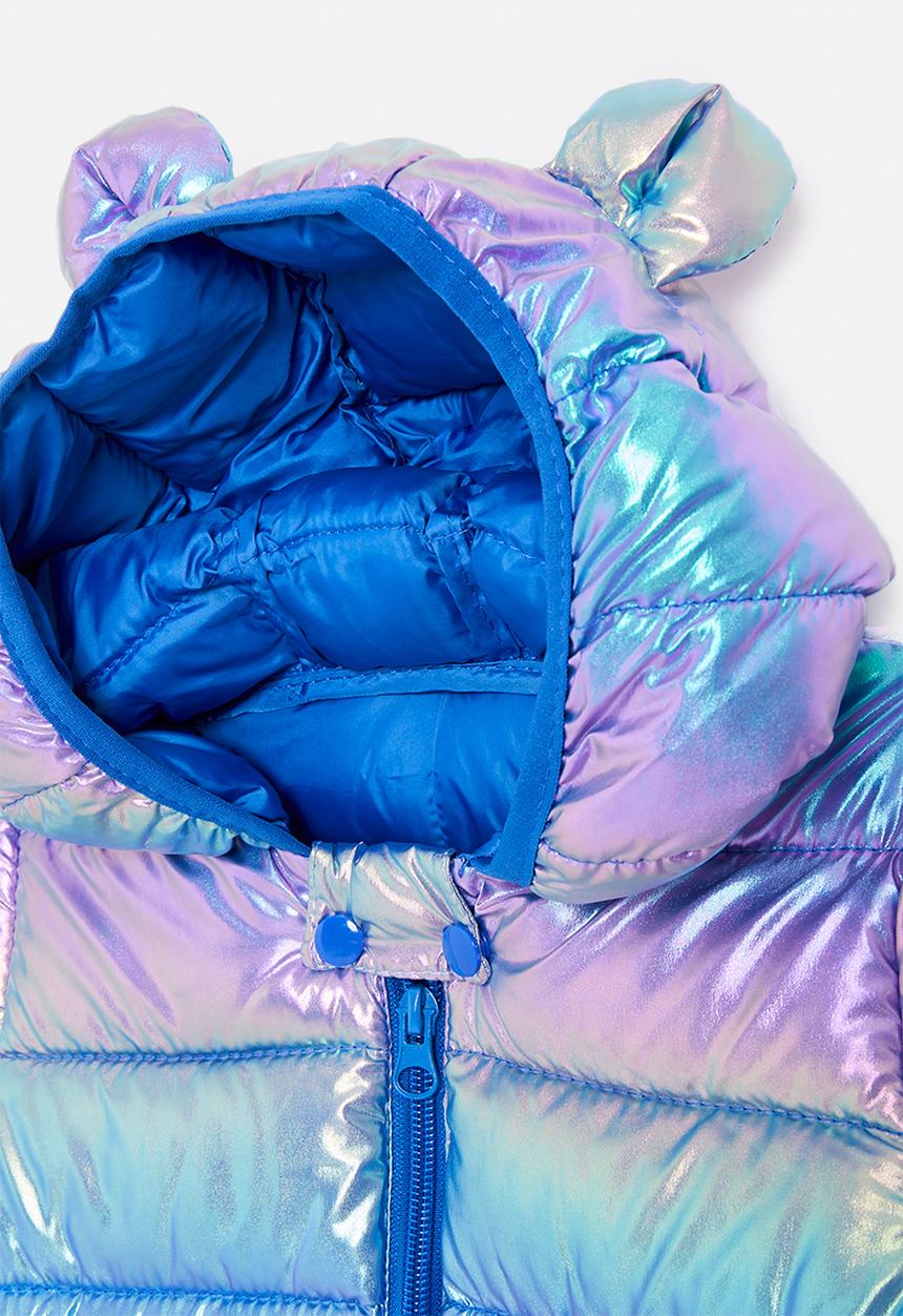 Pop Candy - Puffer with bear ears - translucent rainbow
