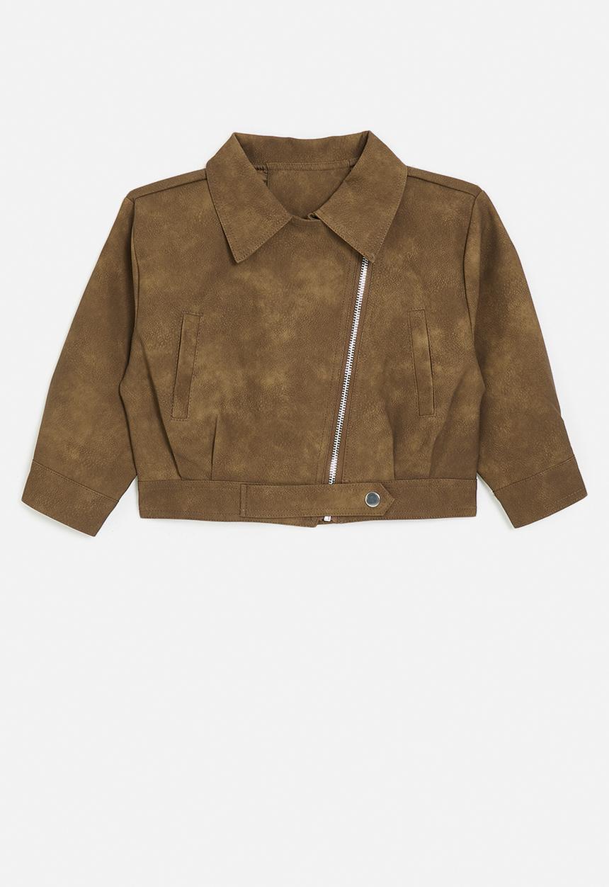 Pop Candy - PU jacket - warm brown