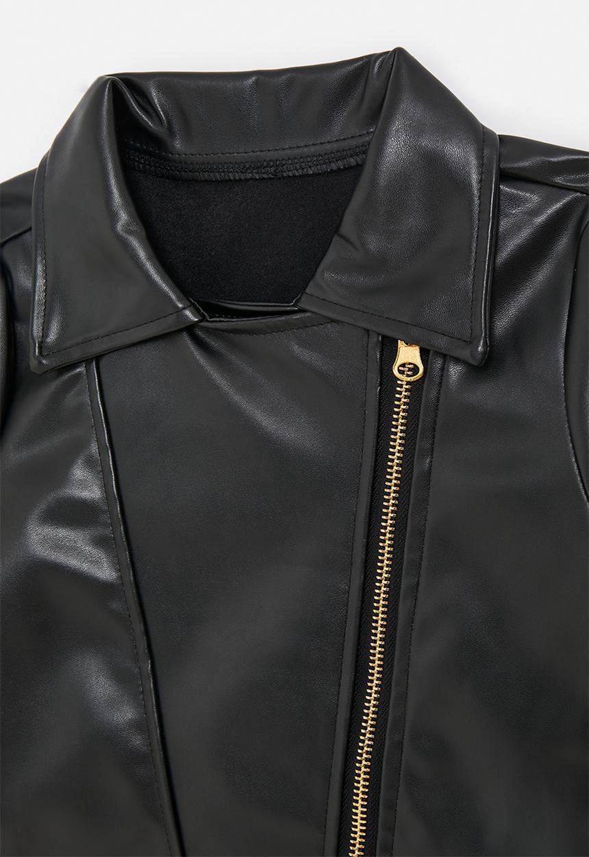 Pop Candy - Biker-style jacket - black