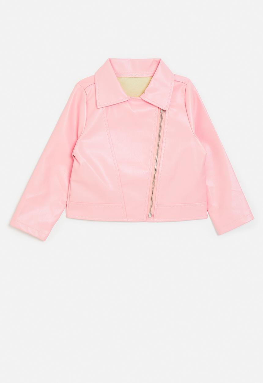 Pop Candy - Biker-style jacket - pink