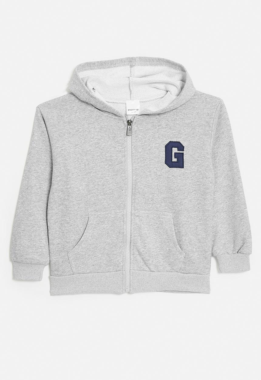 Pop Candy - Zip thru hoodie - cloud grey