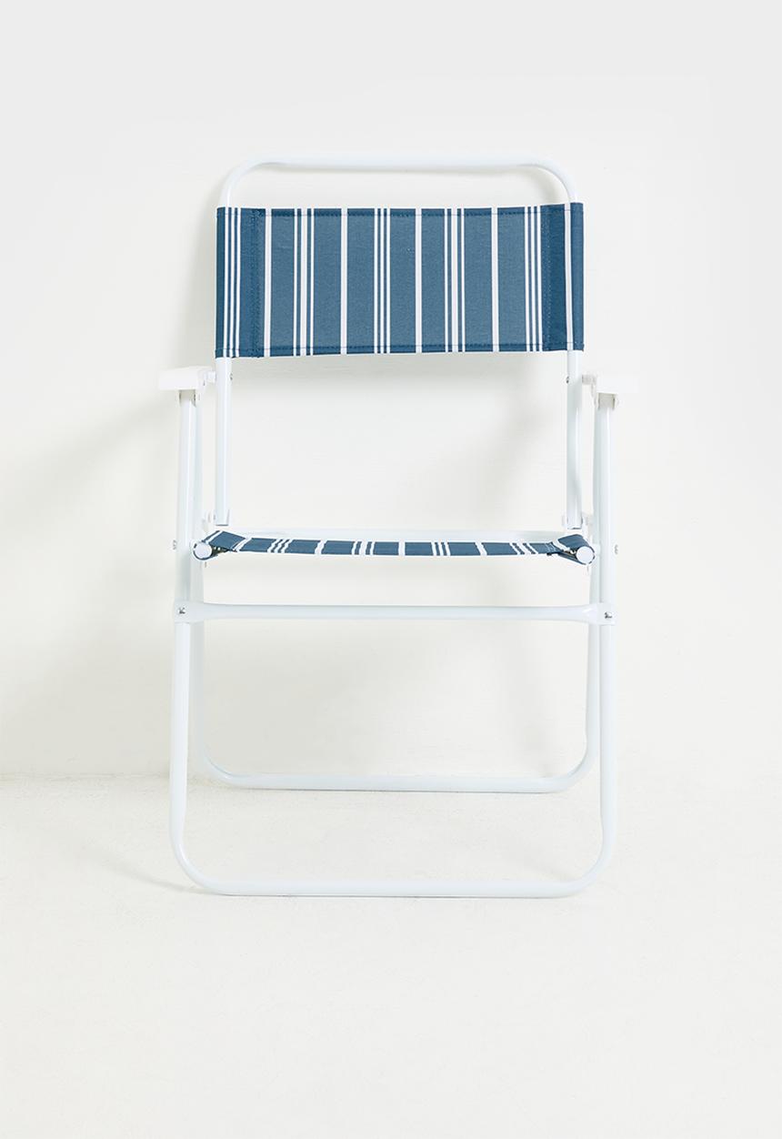 H&S - Folding Beach Chair - Blue