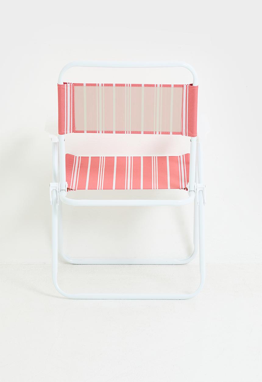 H&S - Folding Beach Chair - Coral