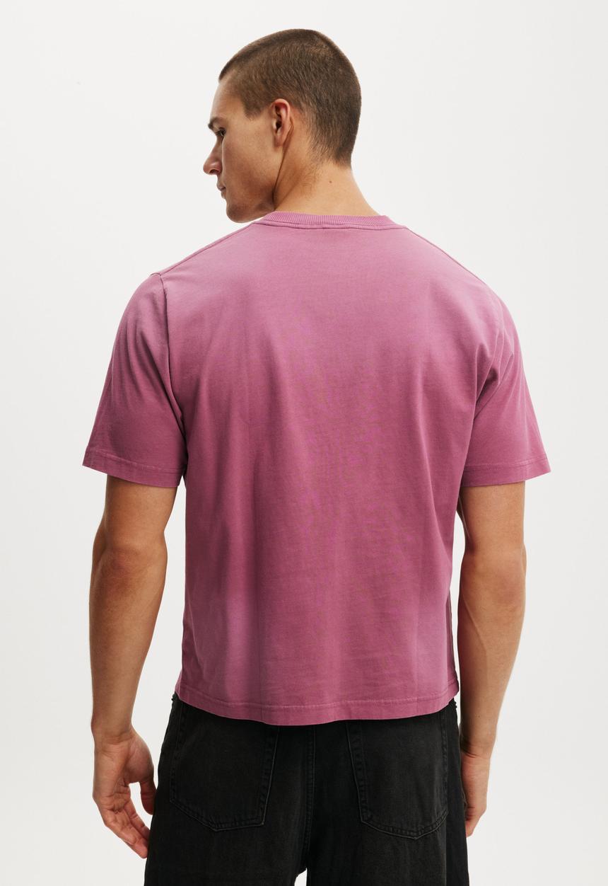 Cotton On - Cropped Fit Music T-shirt - Lcn Bra Heather Rose/Billie Eilish