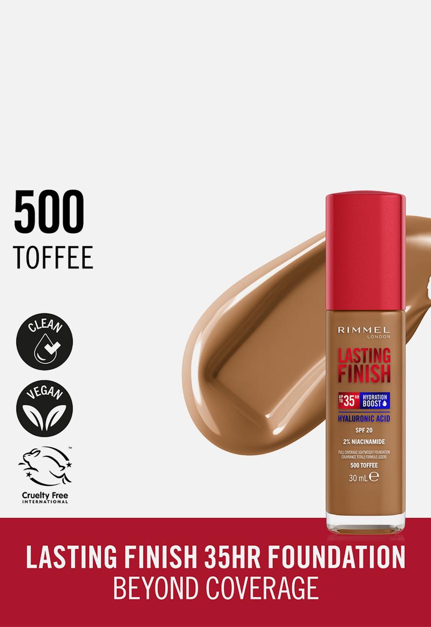 Rimmel - Lasting Finish Liquid Foundation - 500 Toffee