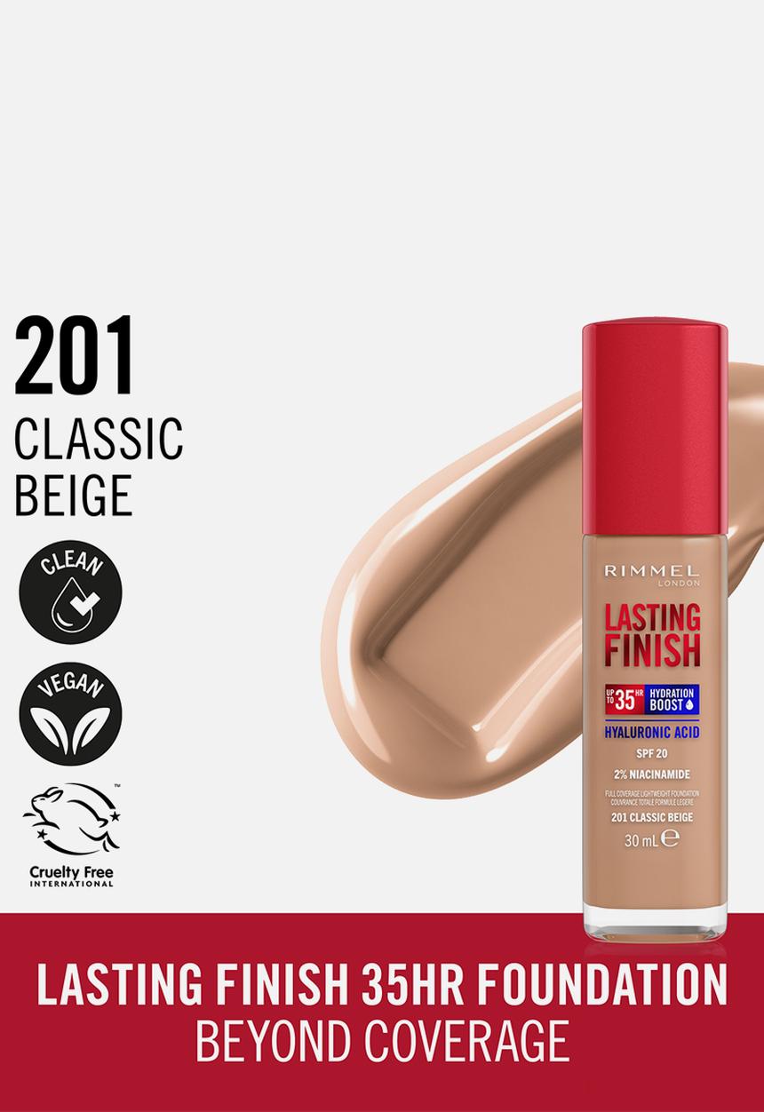Rimmel - Lasting Finish Liquid Foundation - 201 Classic Beige