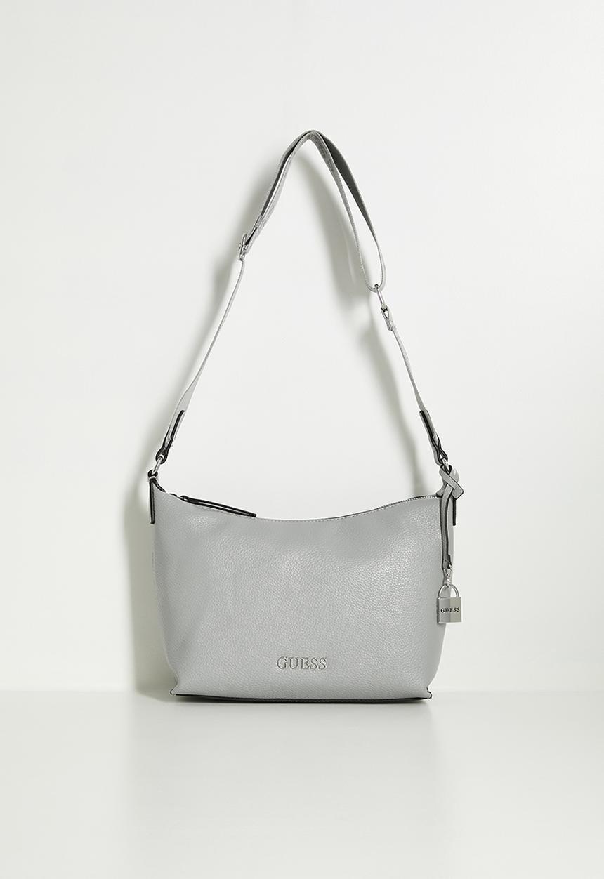GUESS - Maleena top zip bag - dove grey