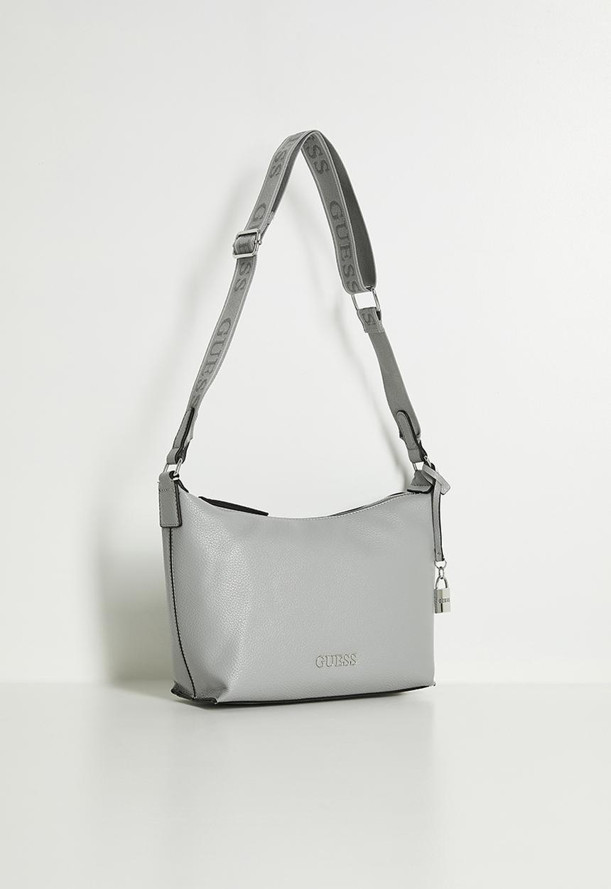 GUESS - Maleena top zip bag - dove grey