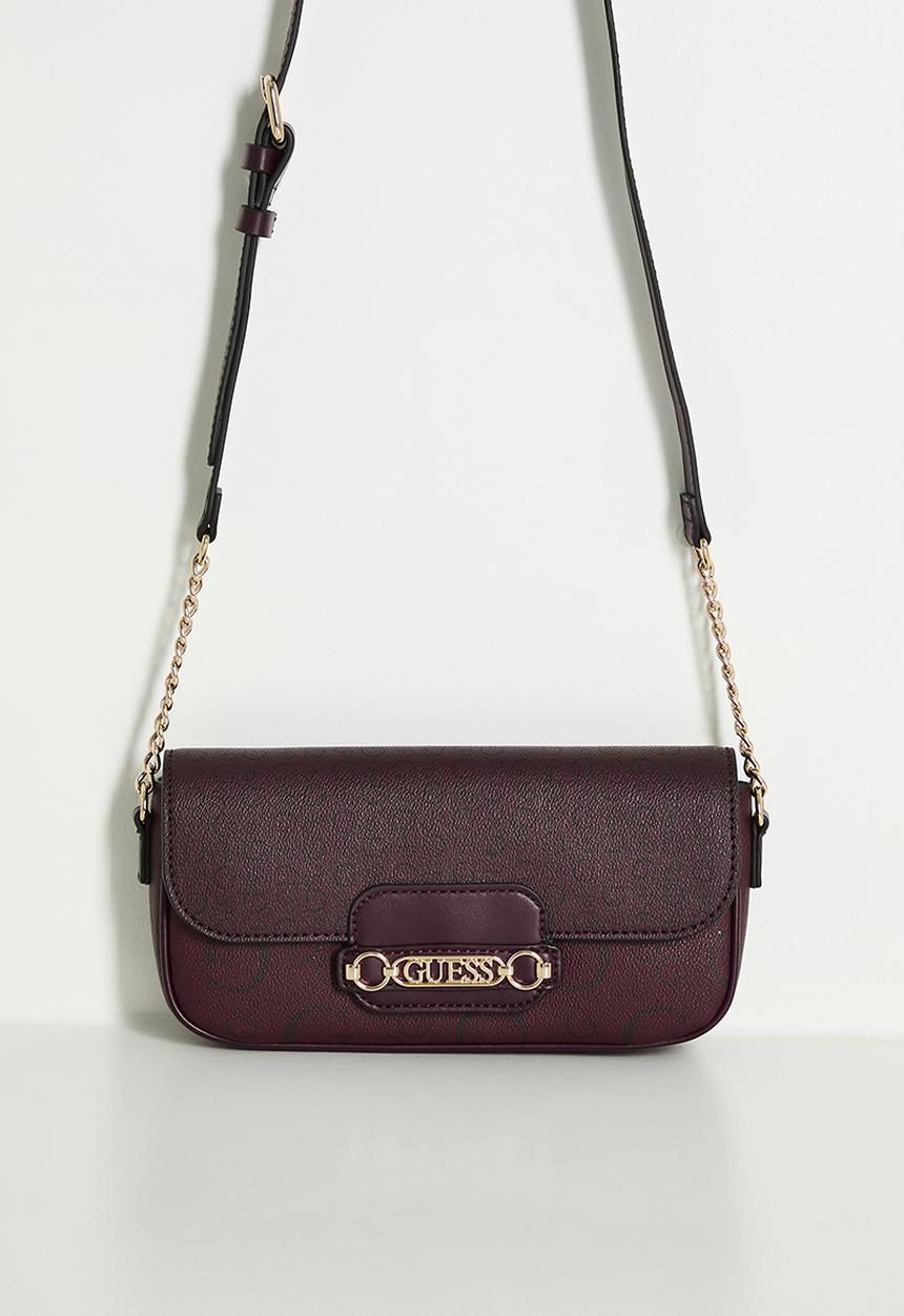GUESS - Daisee crossbody bag - oxblood