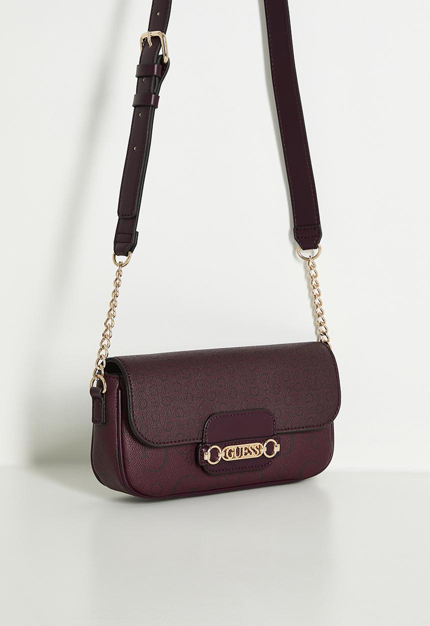 GUESS - Daisee crossbody bag - oxblood