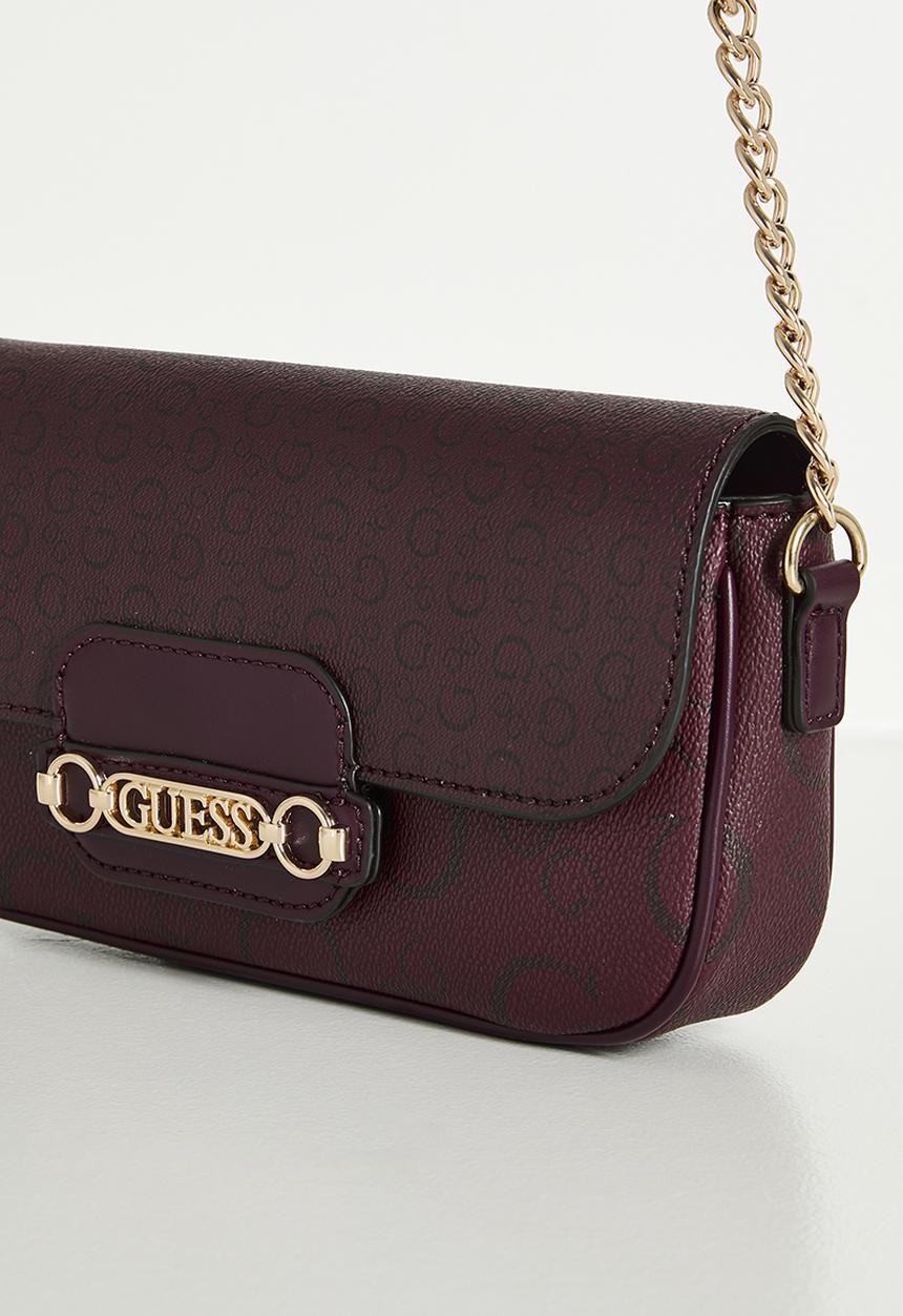 GUESS - Daisee crossbody bag - oxblood