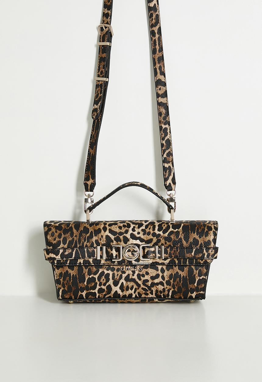 GUESS - Cirene top handle flap - leopard