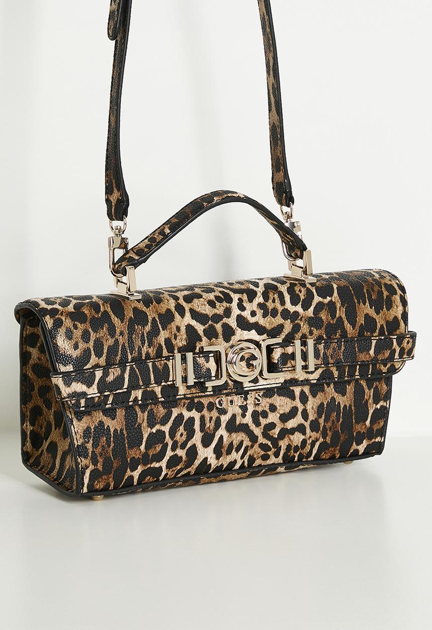 GUESS - Cirene top handle flap - leopard