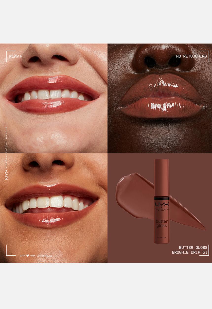 NYX Professional Makeup - Butter Lip Gloss -Brownie Drip