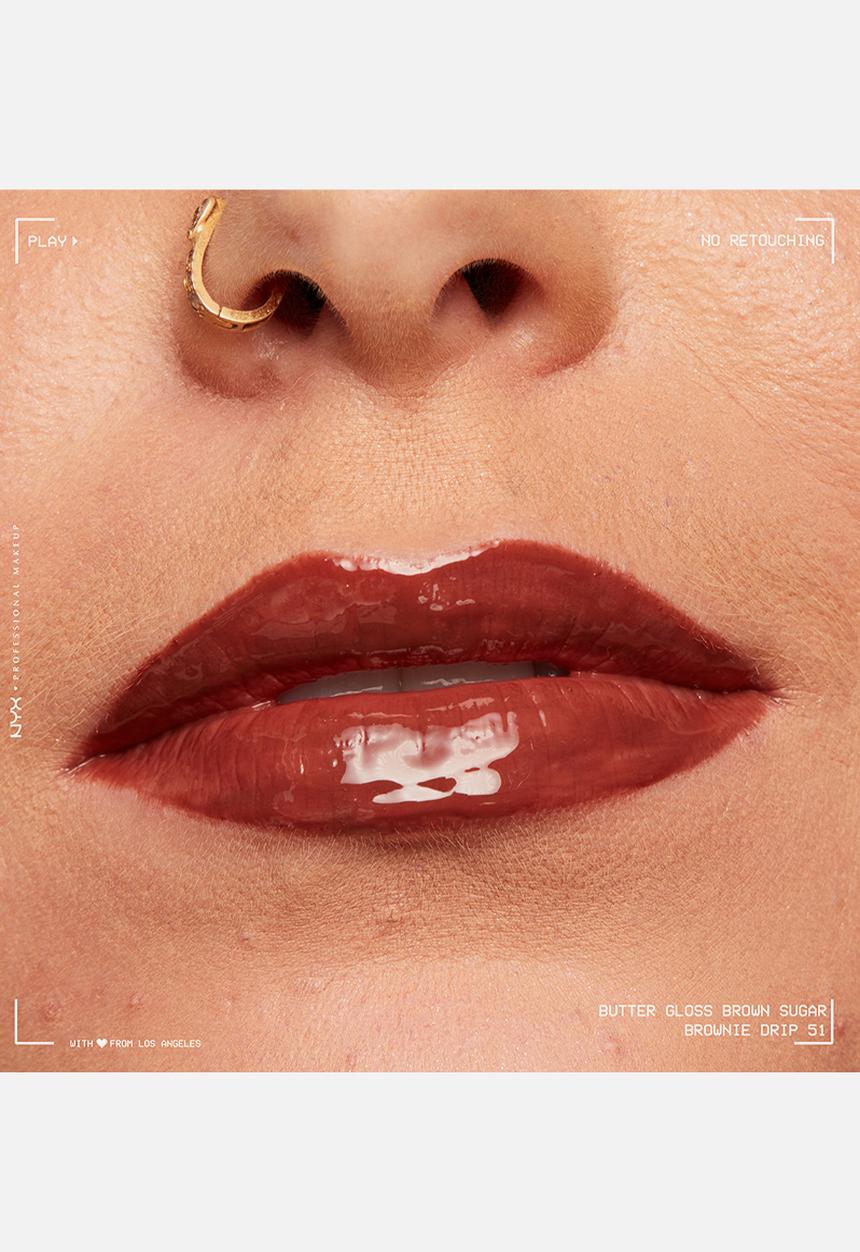 NYX Professional Makeup - Butter Lip Gloss -Brownie Drip