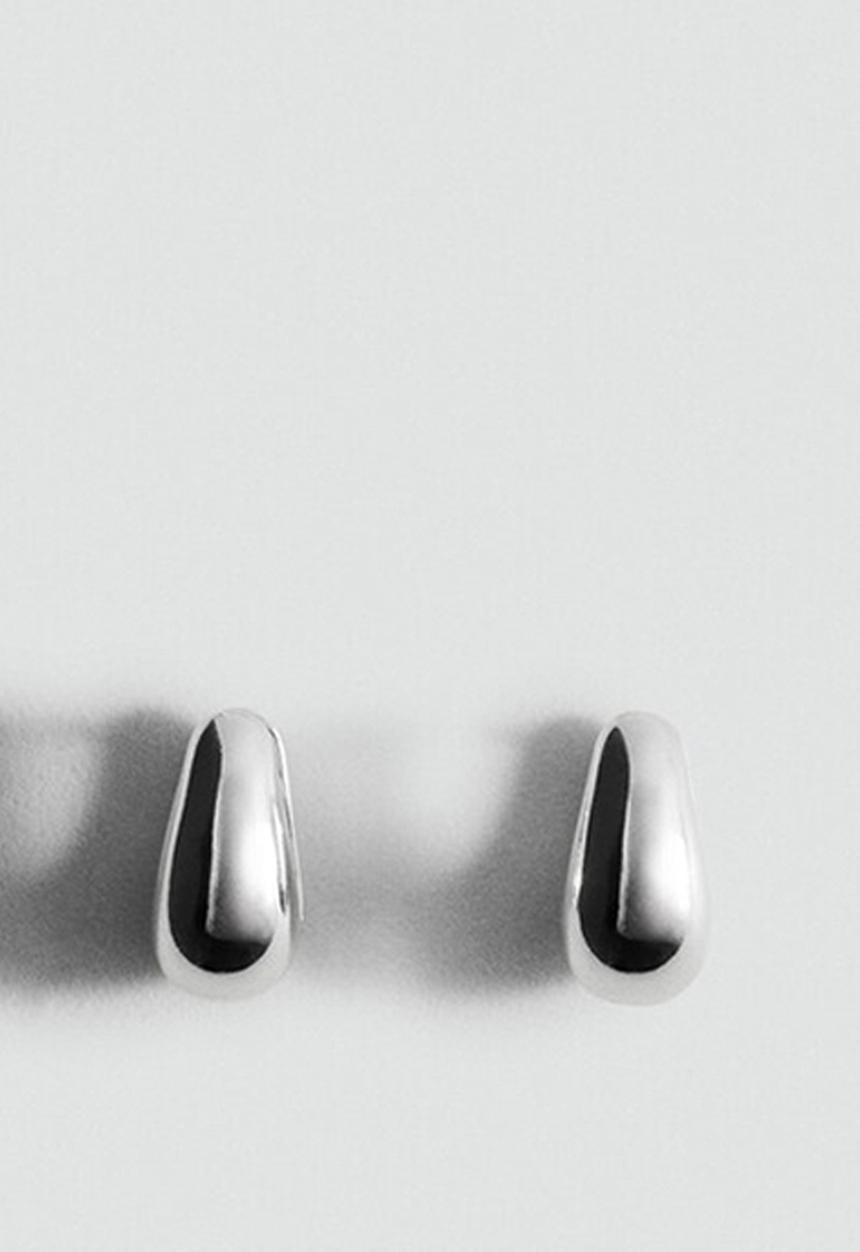 MANGO - Simon earrings - silver