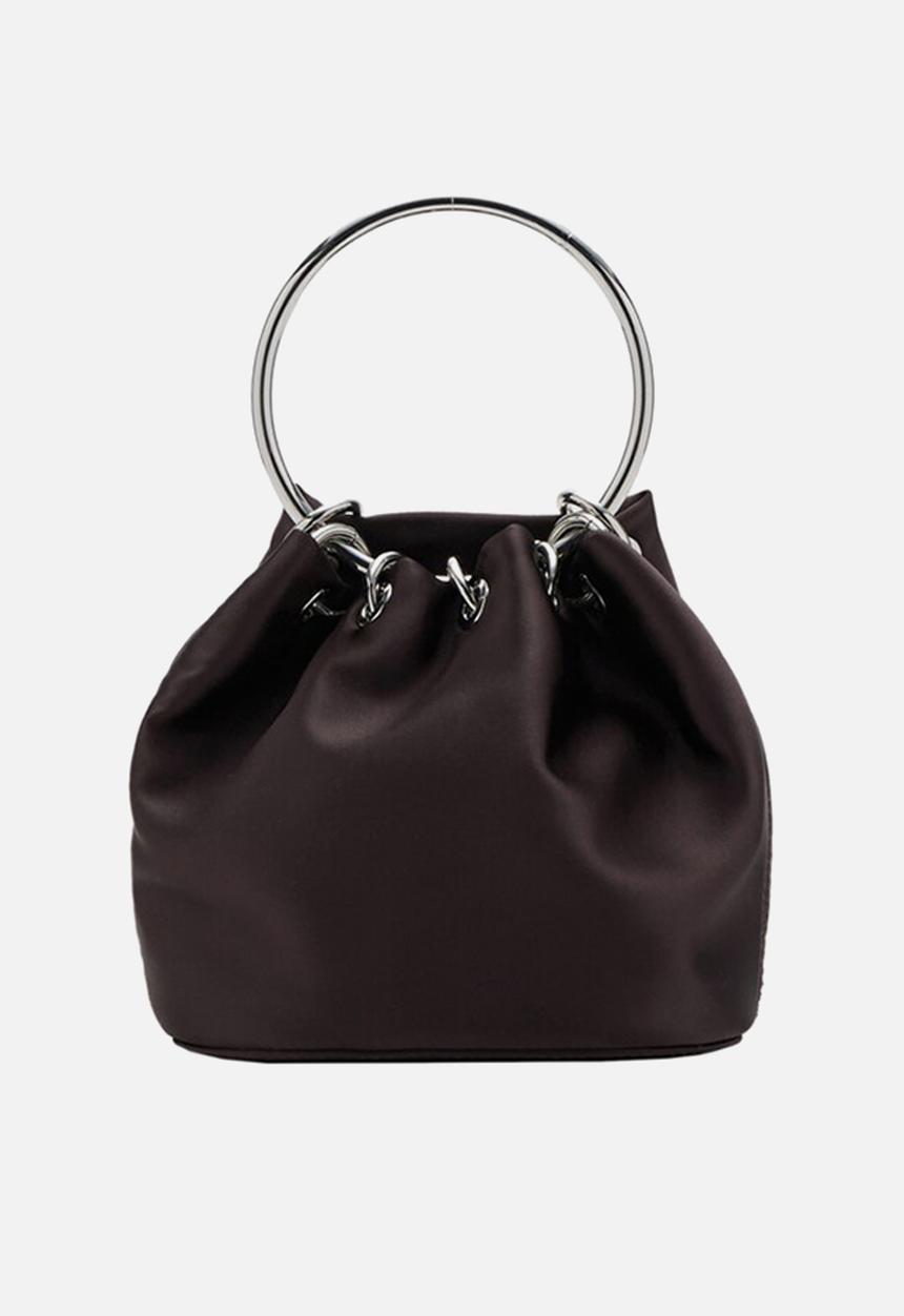 MANGO - Loile handbag - dark brown
