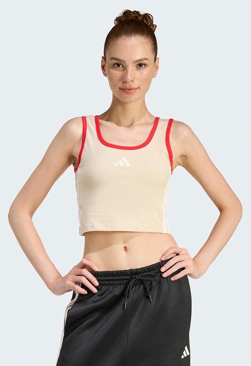 adidas Performance - W Stadium Tank - Beige