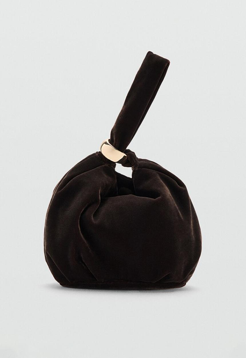 MANGO - Valeria handbag - dark brown