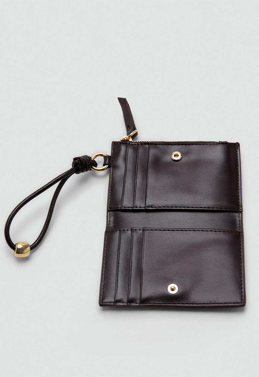 MANGO - Metit wallet - dark brown