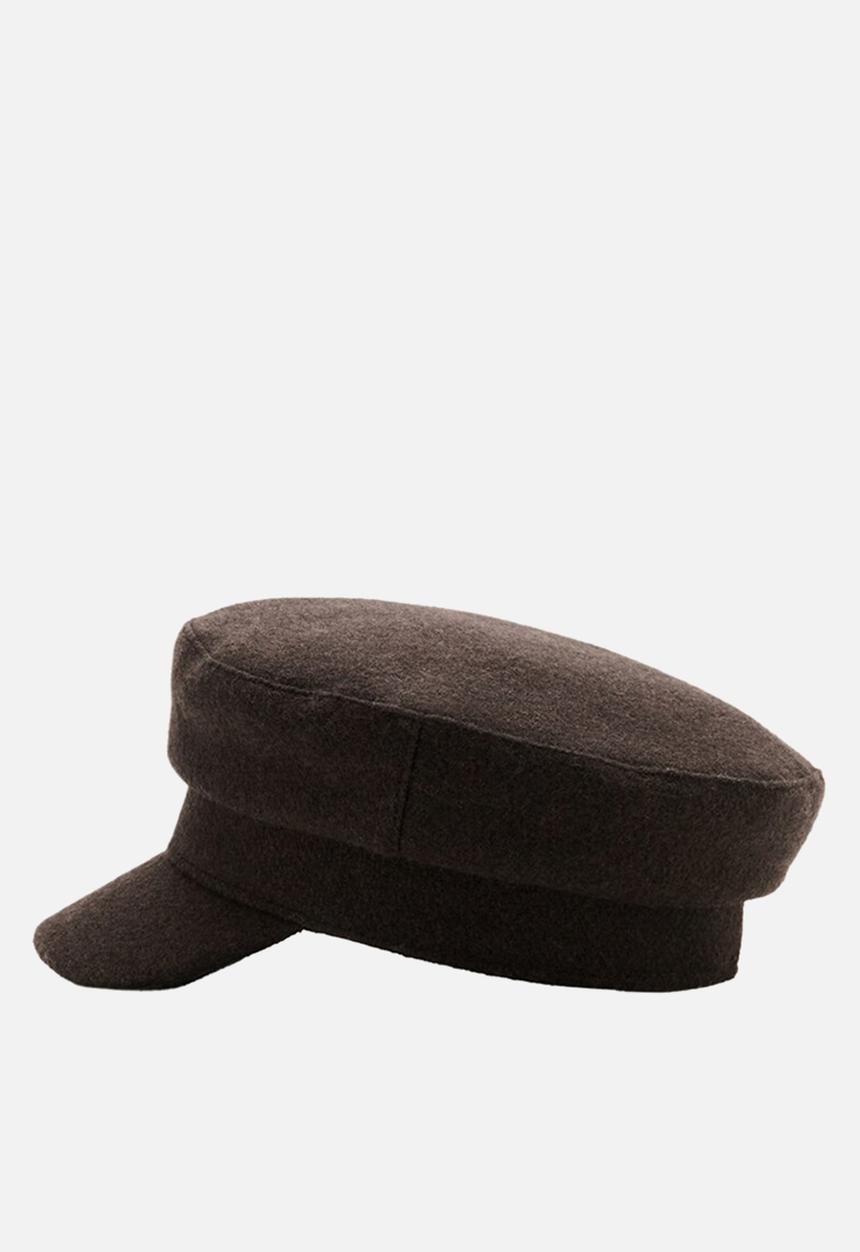 MANGO - CAP SAILORS - dark brown