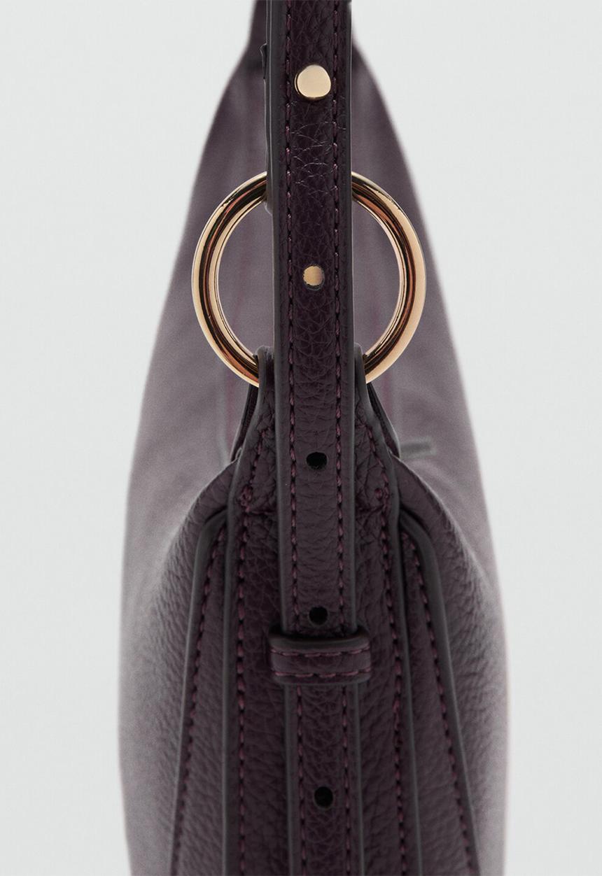 MANGO - Ness shoulder bag - burgundy