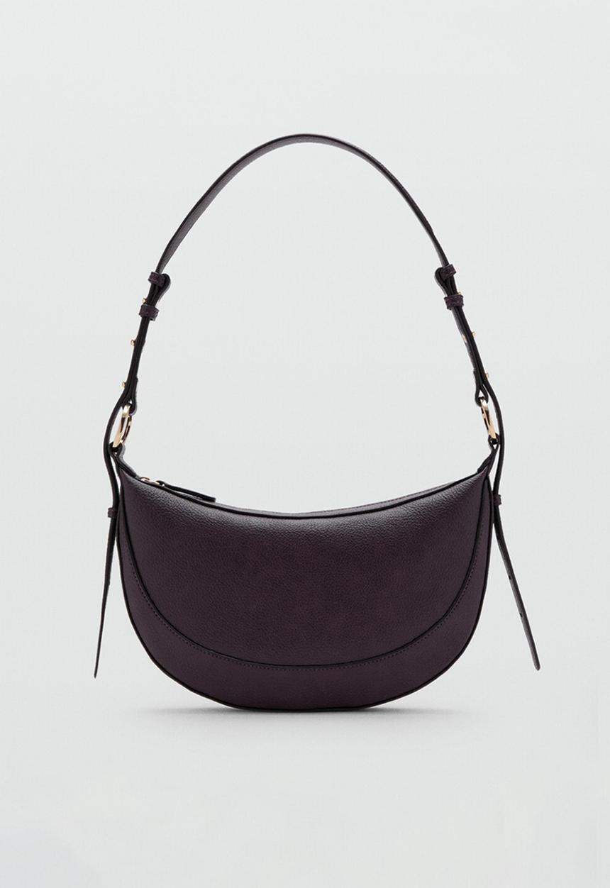 MANGO - Ness shoulder bag - burgundy