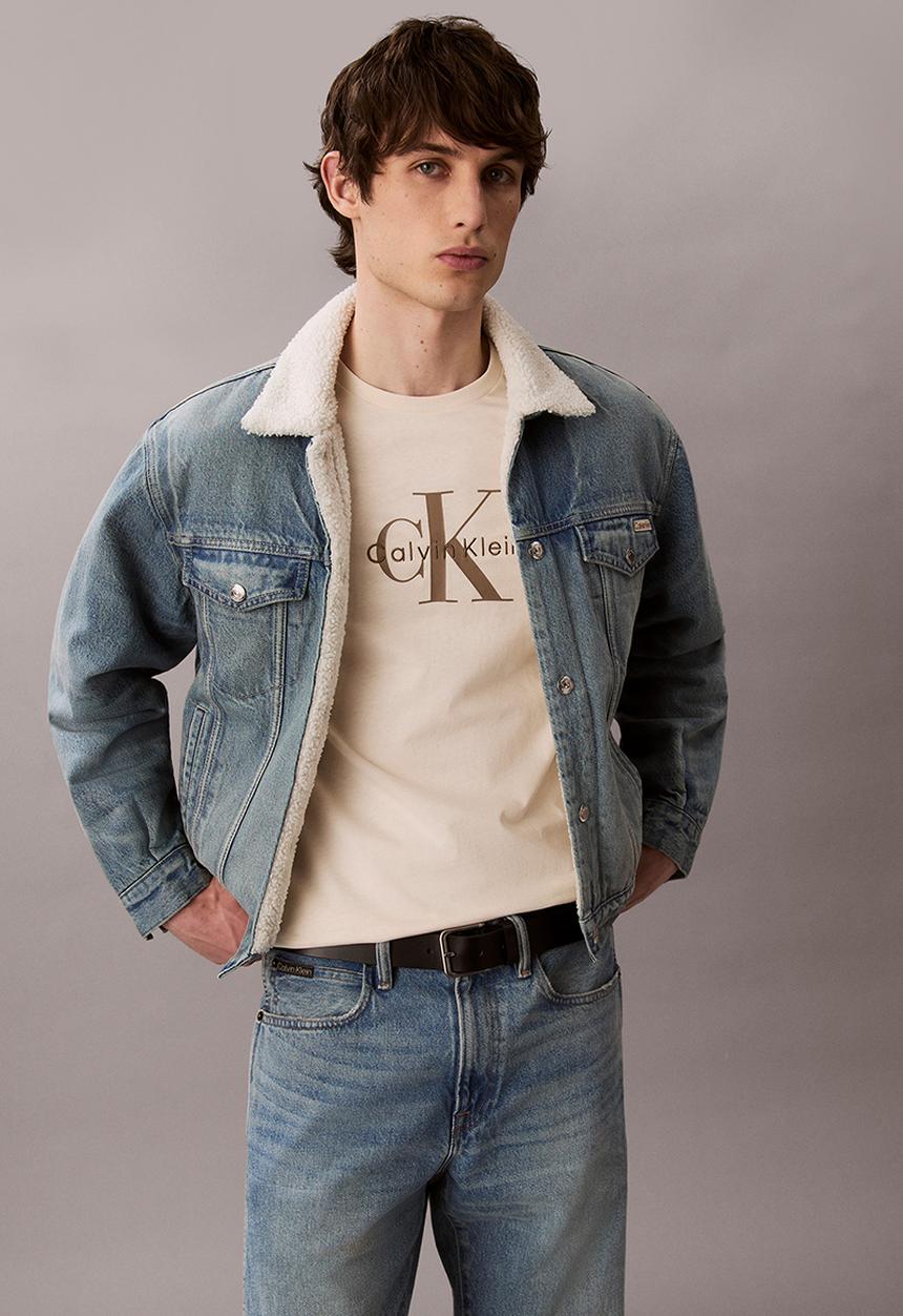 Calvin Klein - Short sleeve Hero Monologo Tee 20S - Chalk