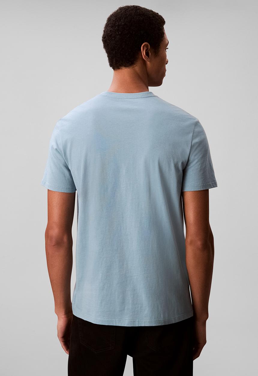 Calvin Klein - Short sleeve 30S Eu Calvin Klein Ny Graphic Tee - Smoke Blue