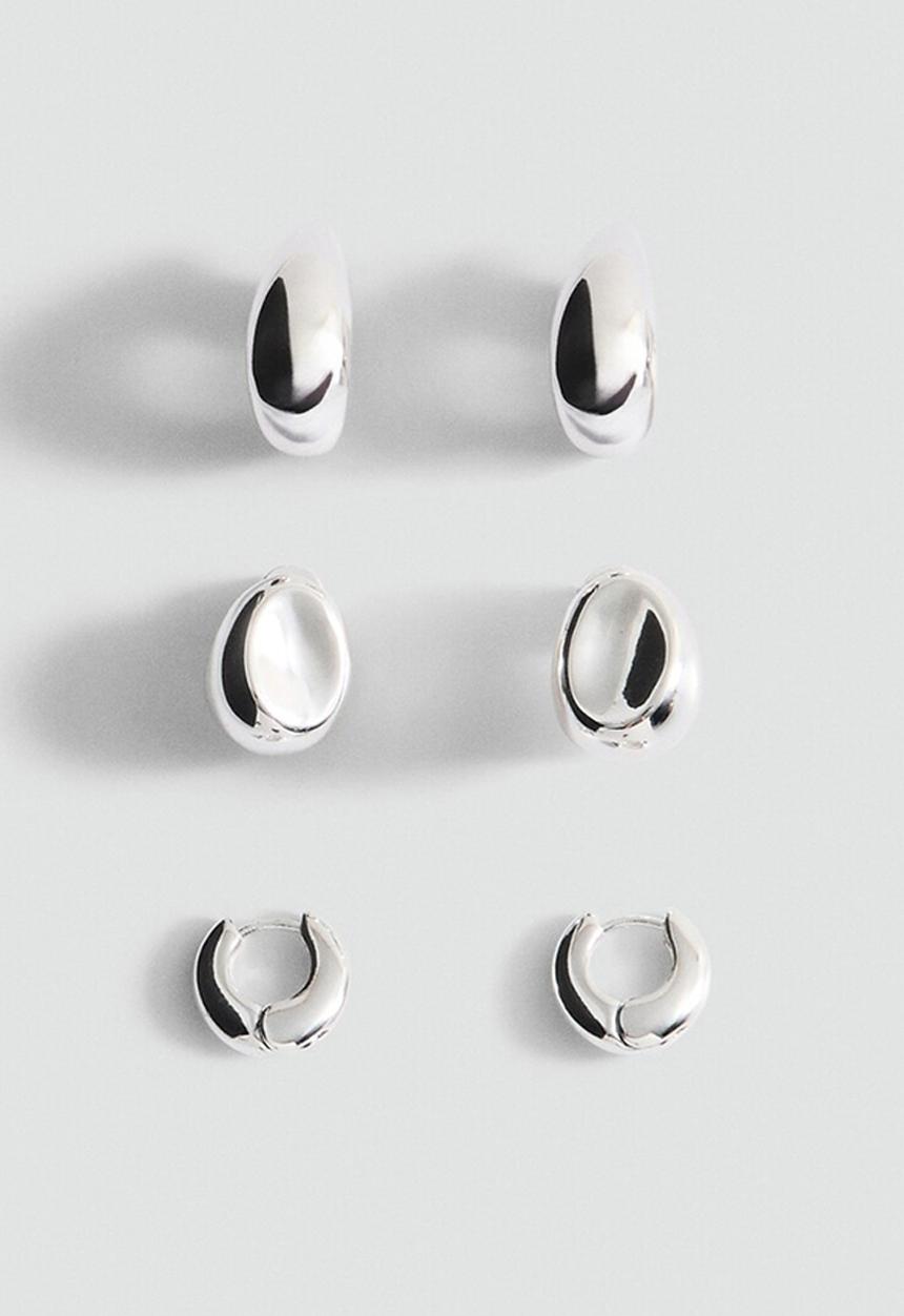 MANGO - Dai earrings - silver