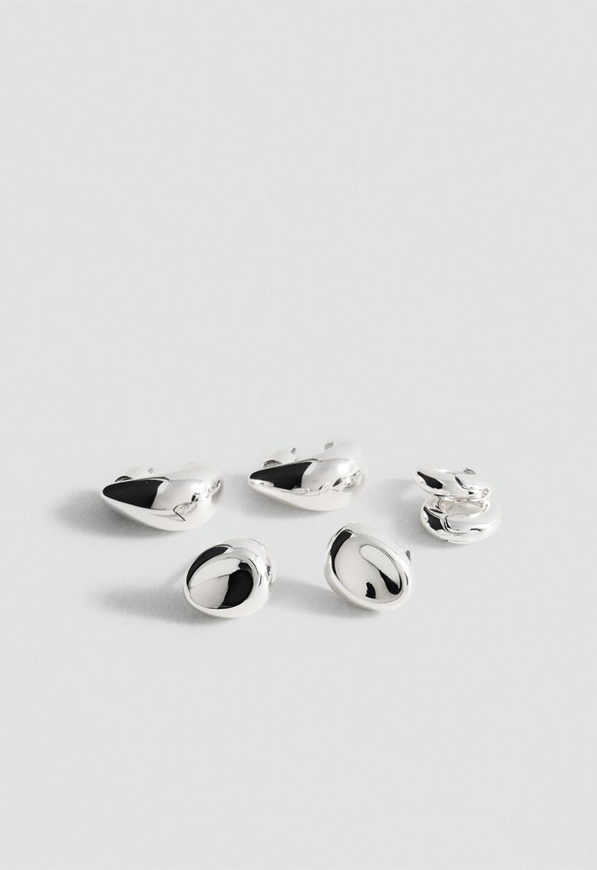 MANGO - Dai earrings - silver