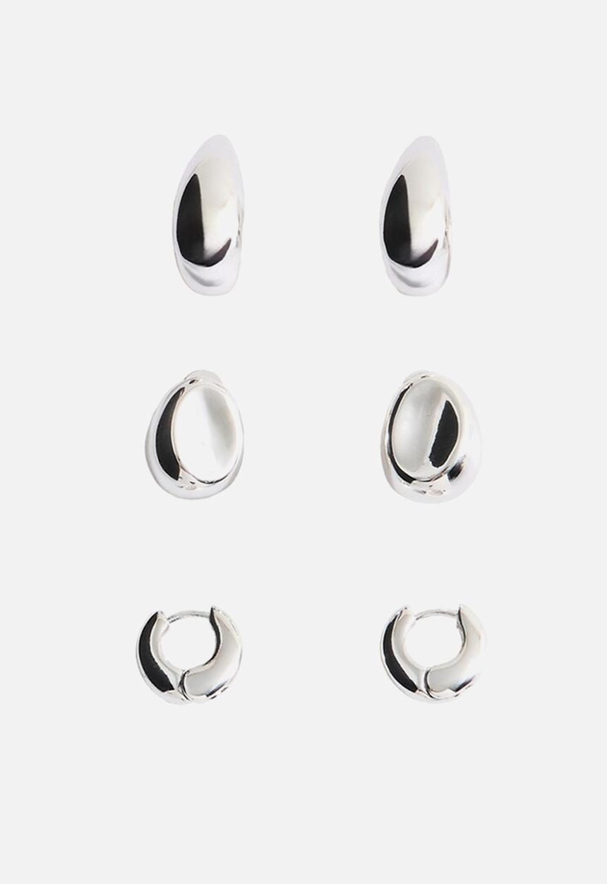 MANGO - Dai earrings - silver