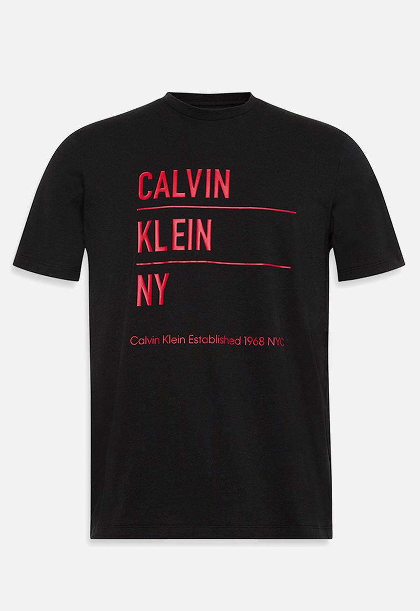 Calvin Klein - Short sleeve 30S Eu Calvin Klein Ny Graphic Tee - Black