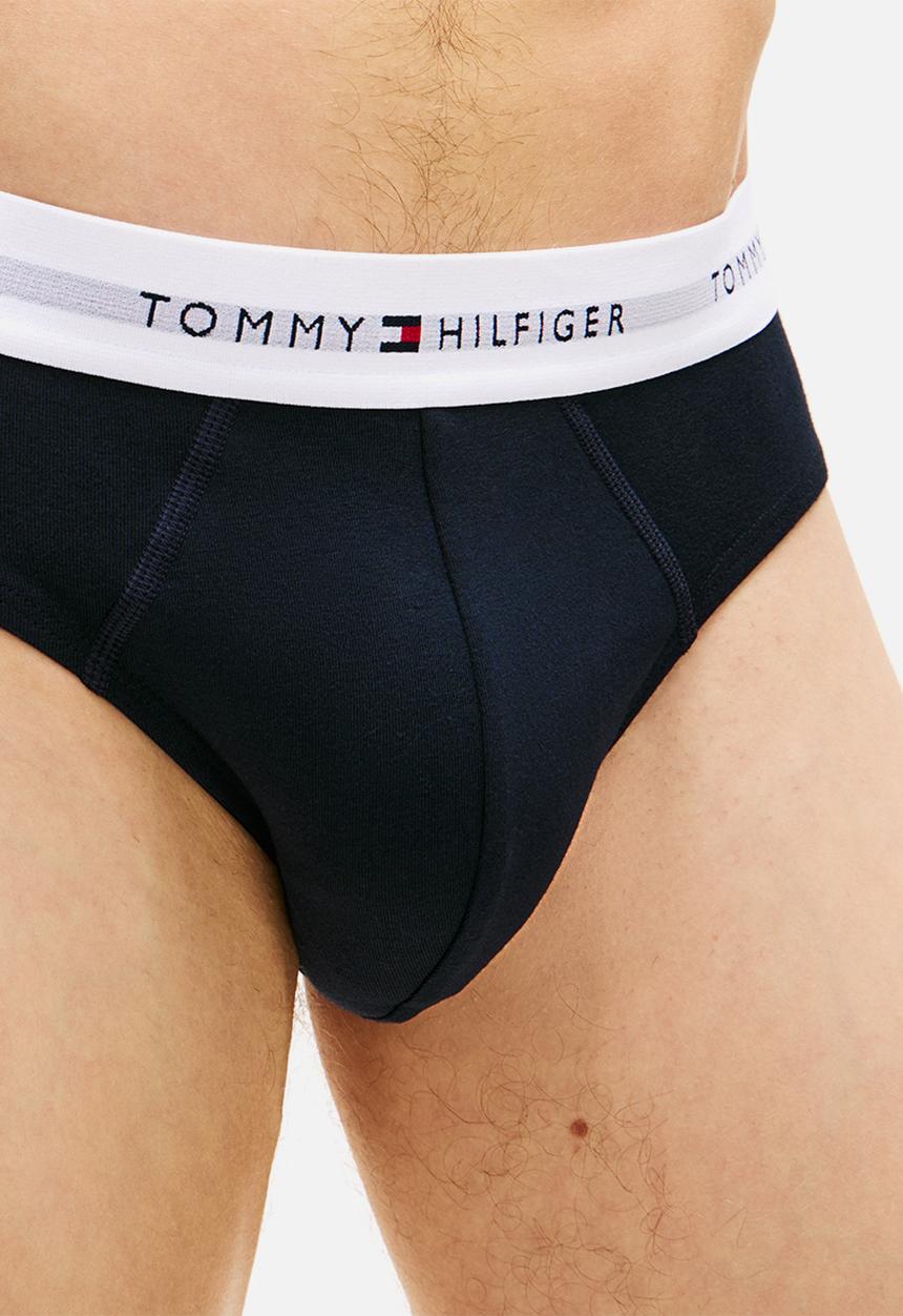 Tommy Hilfiger - 3P Brief Dtm - Desert Sky/Primary Red/White