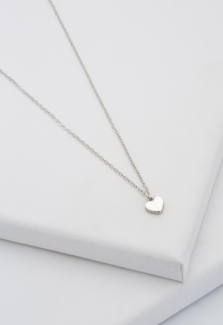 Ted Baker - Hara tiny heart pendant necklace-silver