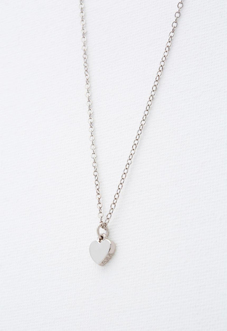 Ted Baker - Hara tiny heart pendant necklace-silver