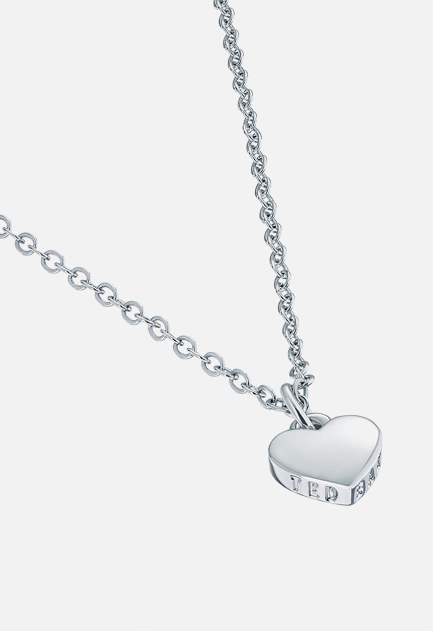 Ted Baker - Hara tiny heart pendant necklace-silver