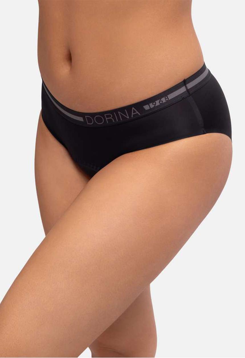 DORINA - Period panties -2pp hipster classic - black/black