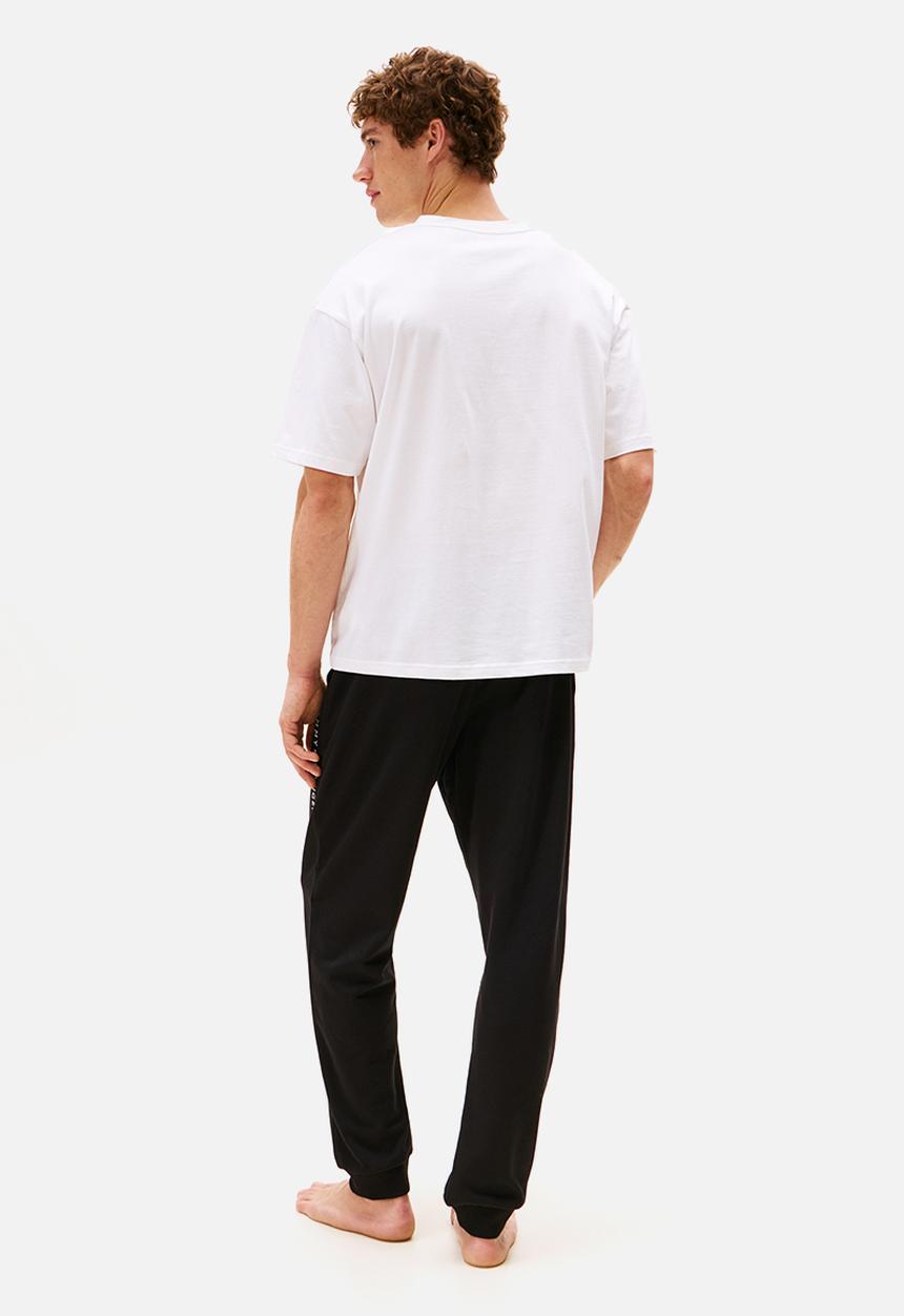 Tommy Hilfiger - Ss Tee Cont. Logo - Th Optic White