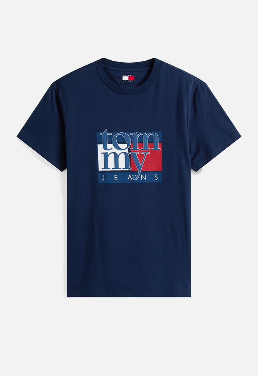 Tommy Hilfiger - Tjm Slim Rwb Flag Tee Ext - Dark Night Navy