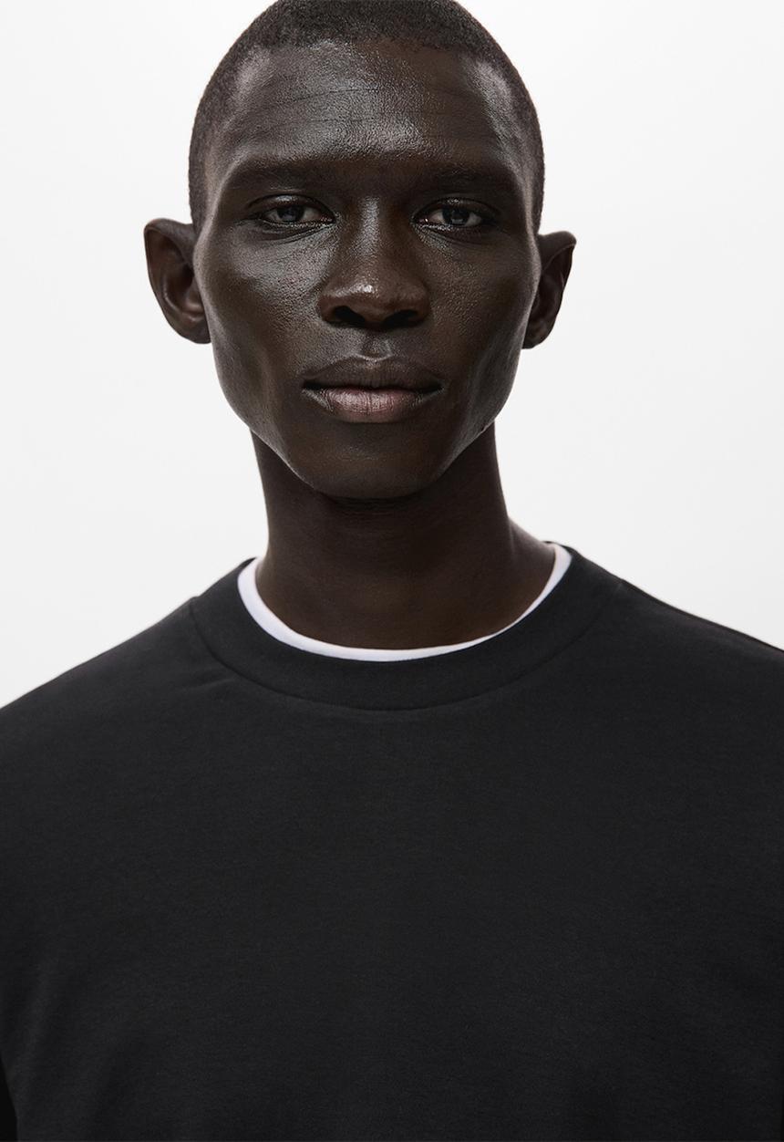 MANGO - TShirt Gareth - Black